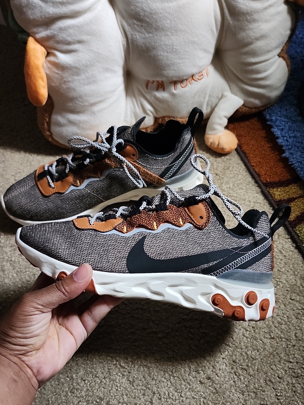 Nike REACT ELEMENT 55 Sneakers 6.5 MEN/YOUTH